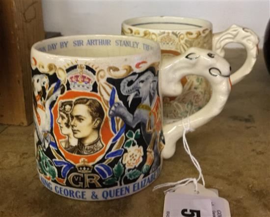 Two Laura Knight mugs